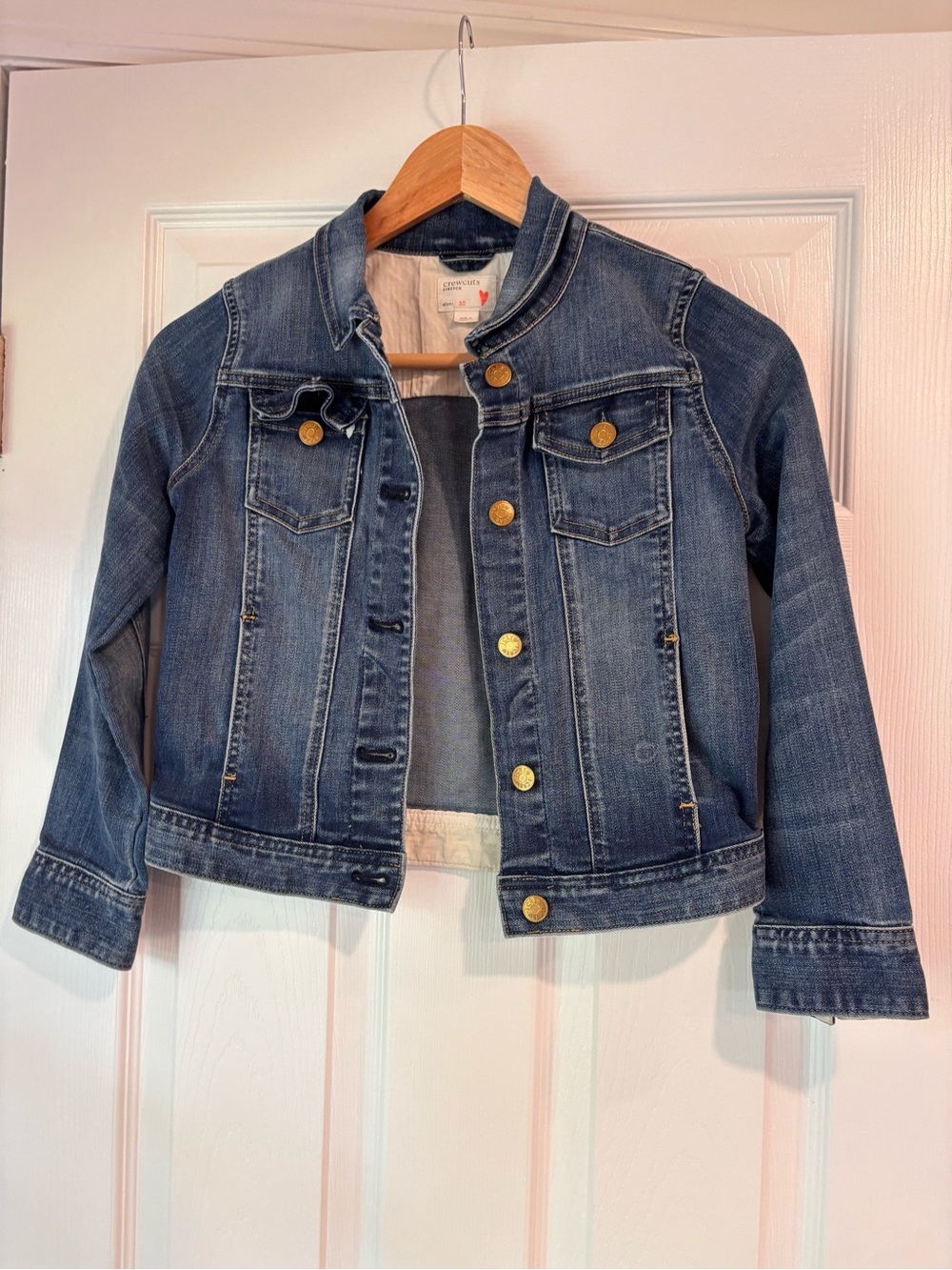 J.Crew Crew Cuts denim jacket size 10